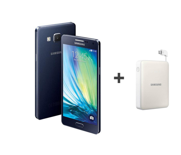 Samsung Galaxy A5 A500F LTE czarny + Power Bank 8400mAh - 260414 - zdjęcie